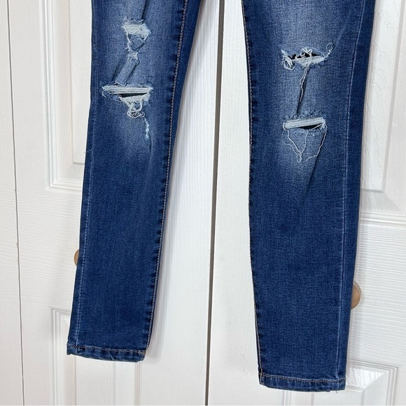 Kendall + Kylie High Rise Distressed Ankle Jeans Size 25 - Picture 5 of 11